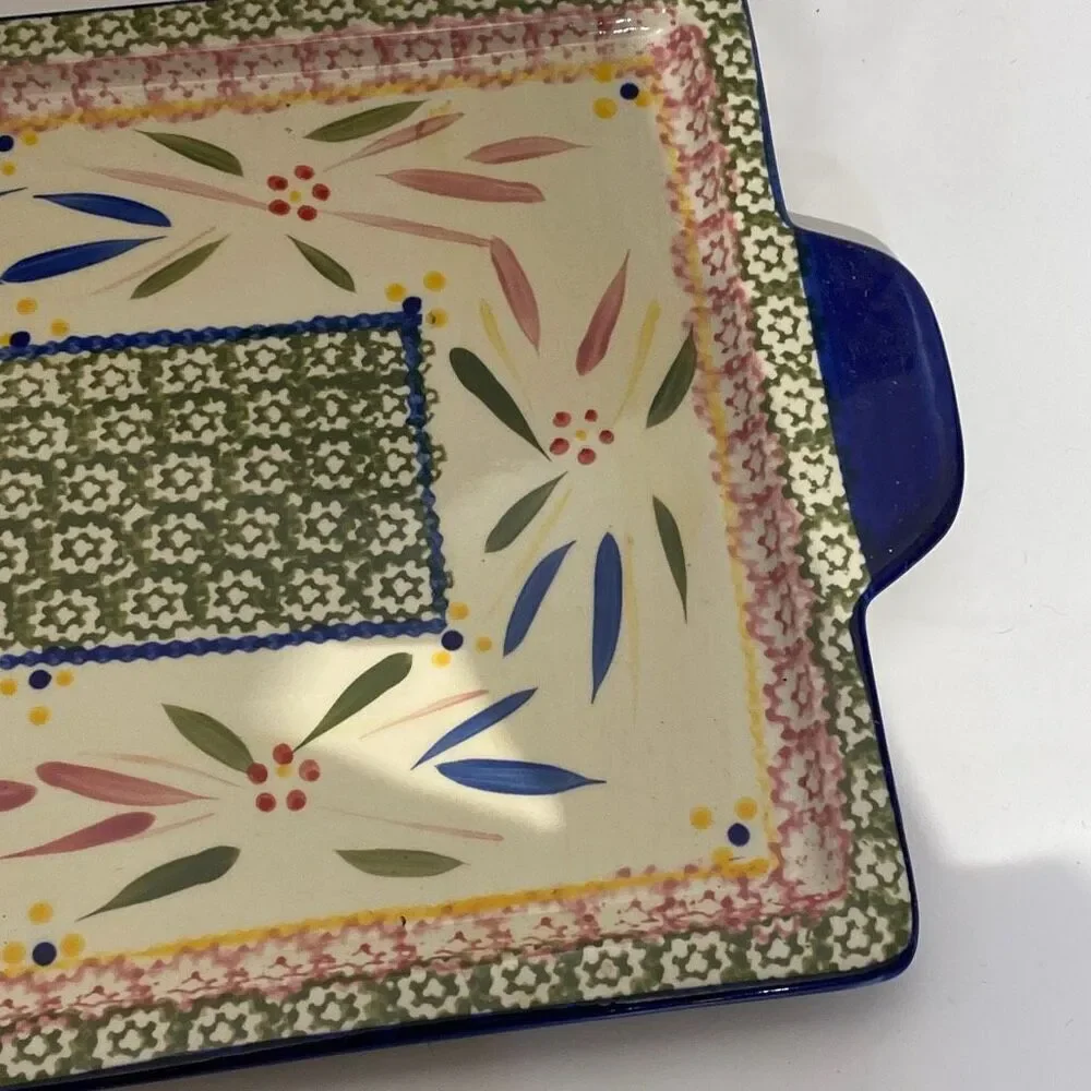 Temp-tations Multicolor Presentable Ovenware By Tara Rectangular Baking Pan Dish